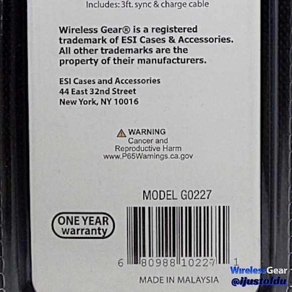 Wireless Gear Micro USB Sync & Charge Flashing Cable | 3 ft Cable  | Model G0227 - Picture 7 of 8